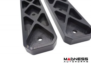Jeep Wrangler JL Billet Tailgate Hinges - Aluminum - Black Jeep Wrangler JL Billet Tailgate Hinges - Aluminum - Black